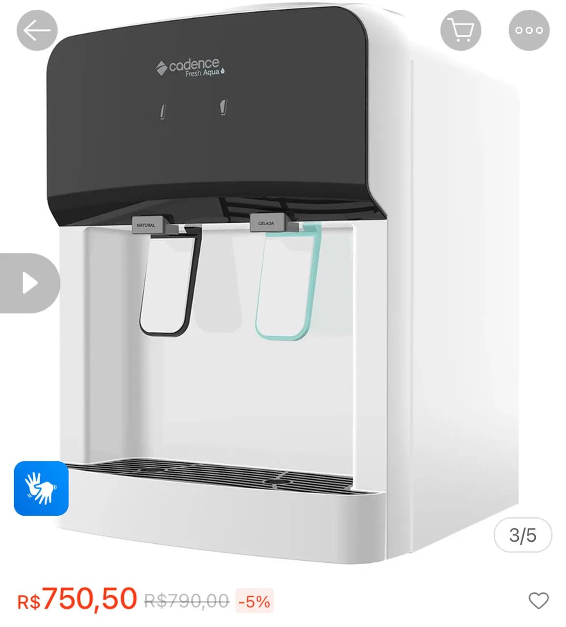Bebedouro Cadence Fresh Aqua - Novo - Desconto!