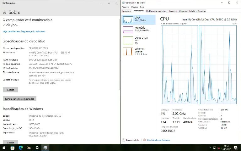 Dell Optiplex 755 Intel Core 2 Duo 6Gb HD 256Gb Monitor 17 - Foto 3