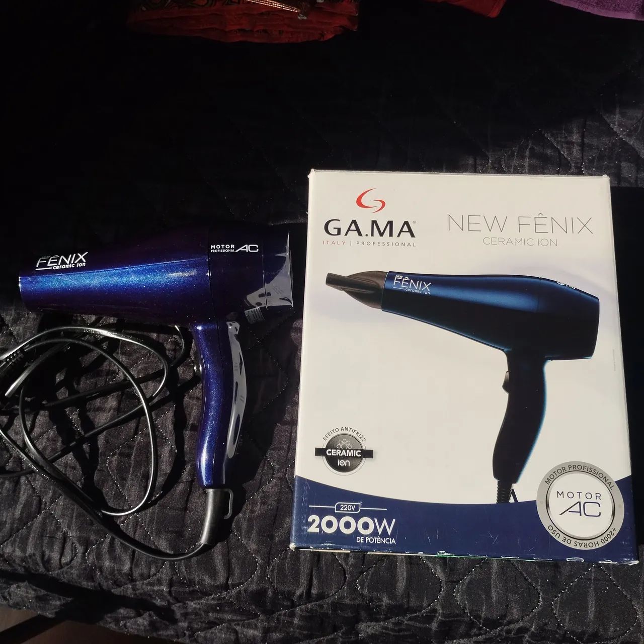 Secador de Cabelo Gama Fenix Ceramic Ion 2000W 220V