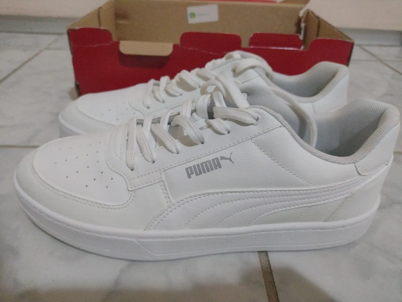 Tênis Puma Branco Caven 2.0 NOVO