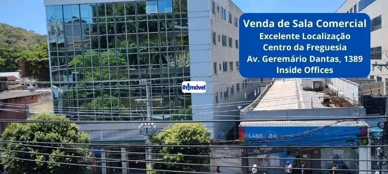 Salas Comerciais lado a lado para venda em Piso Granito e Refrigeradas - Inside Offices -