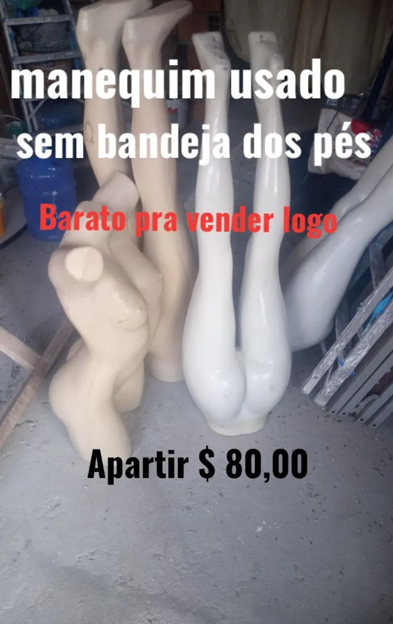 Manequim Usado Sem Bandeja dos Pés