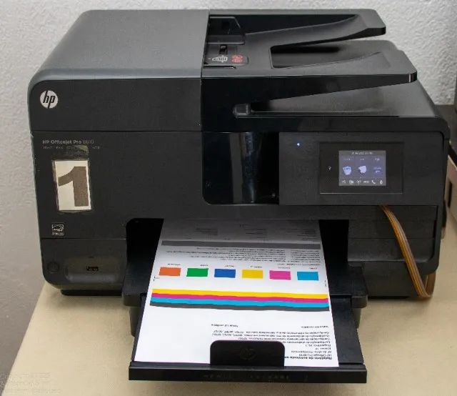 Impressora Multifuncional HP 8610 Com bulk imprimindo normal