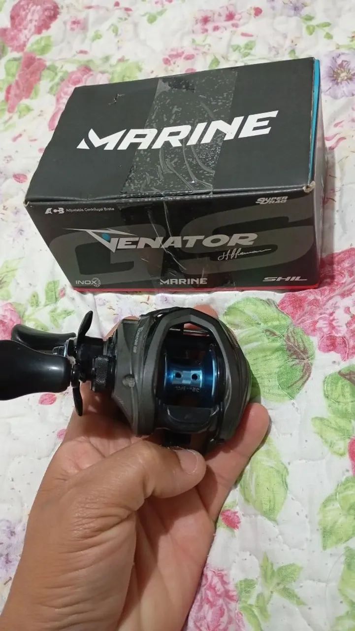 Carretilha de Pesca CC80 Daiwa e carretilha Venator - Foto 5
