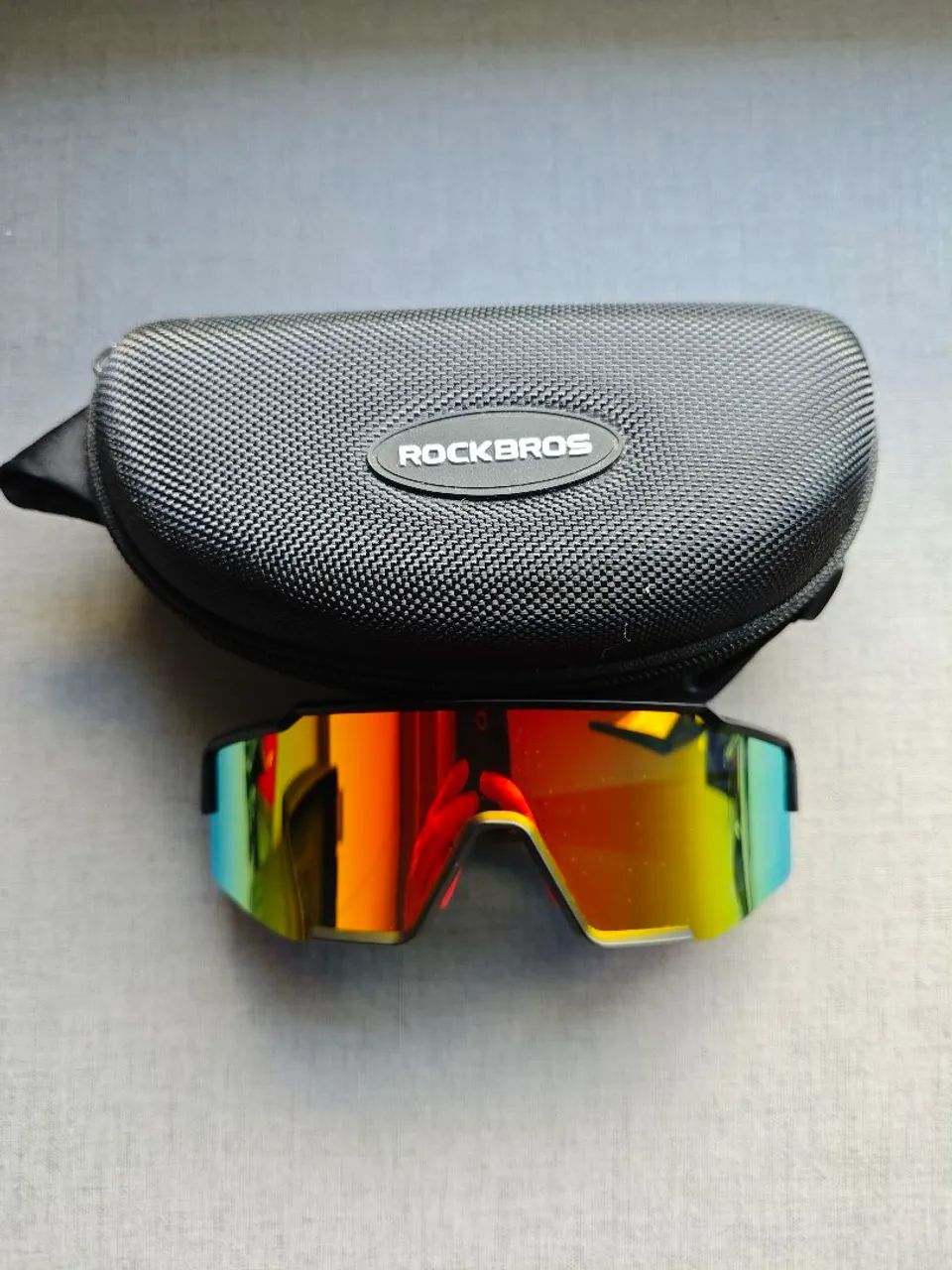 Óculos de Ciclismo Unissex Polarizado Espelhado Rockbros SP225 - Foto 4