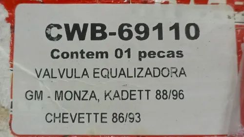 Válvula Equalizadora Gm Monza Kadett 1988 1989 1990 - Foto 4