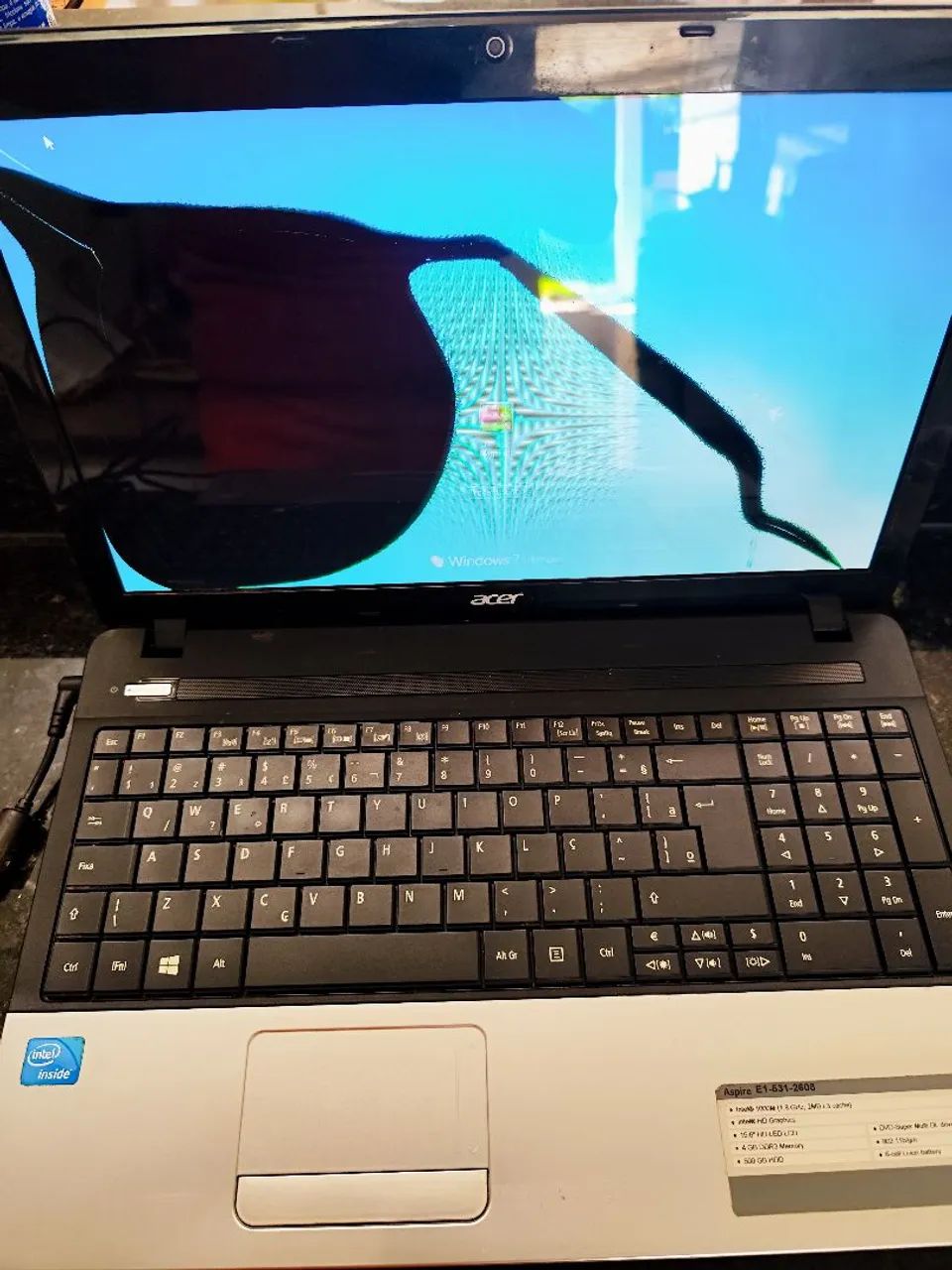 Notebook Acer com tela quebrada - Foto 2