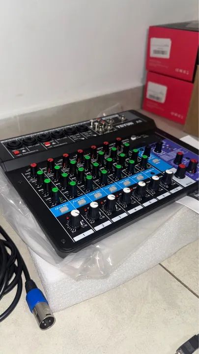 MESA DE SOM 8 CANAIS TEYUN DIGITAL - Foto 6