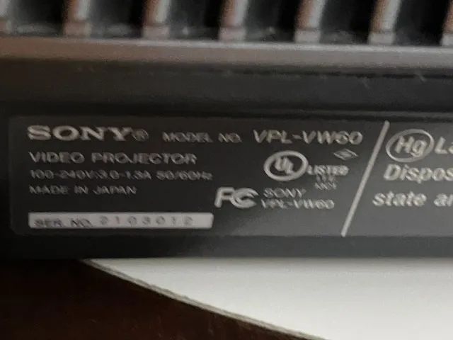 projetor sony VPL-VW60 - Foto 4