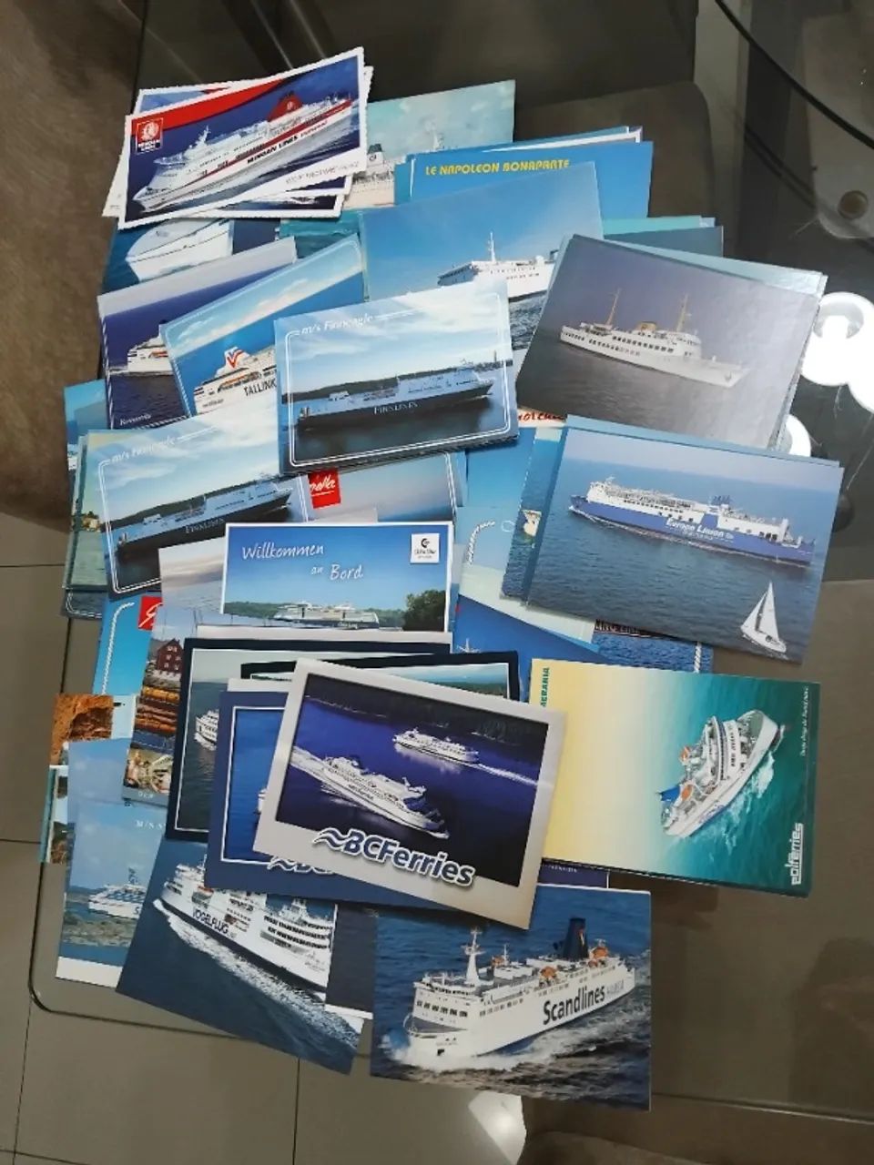 Lote de Postais e Fotos de Navios