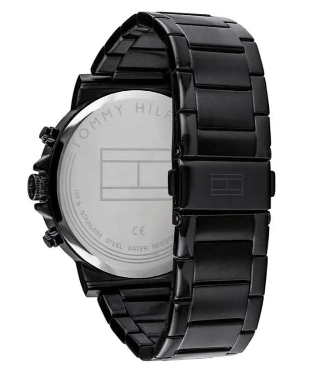 Vendo relógio Tommy Hilfiger preto de aço  - Foto 5