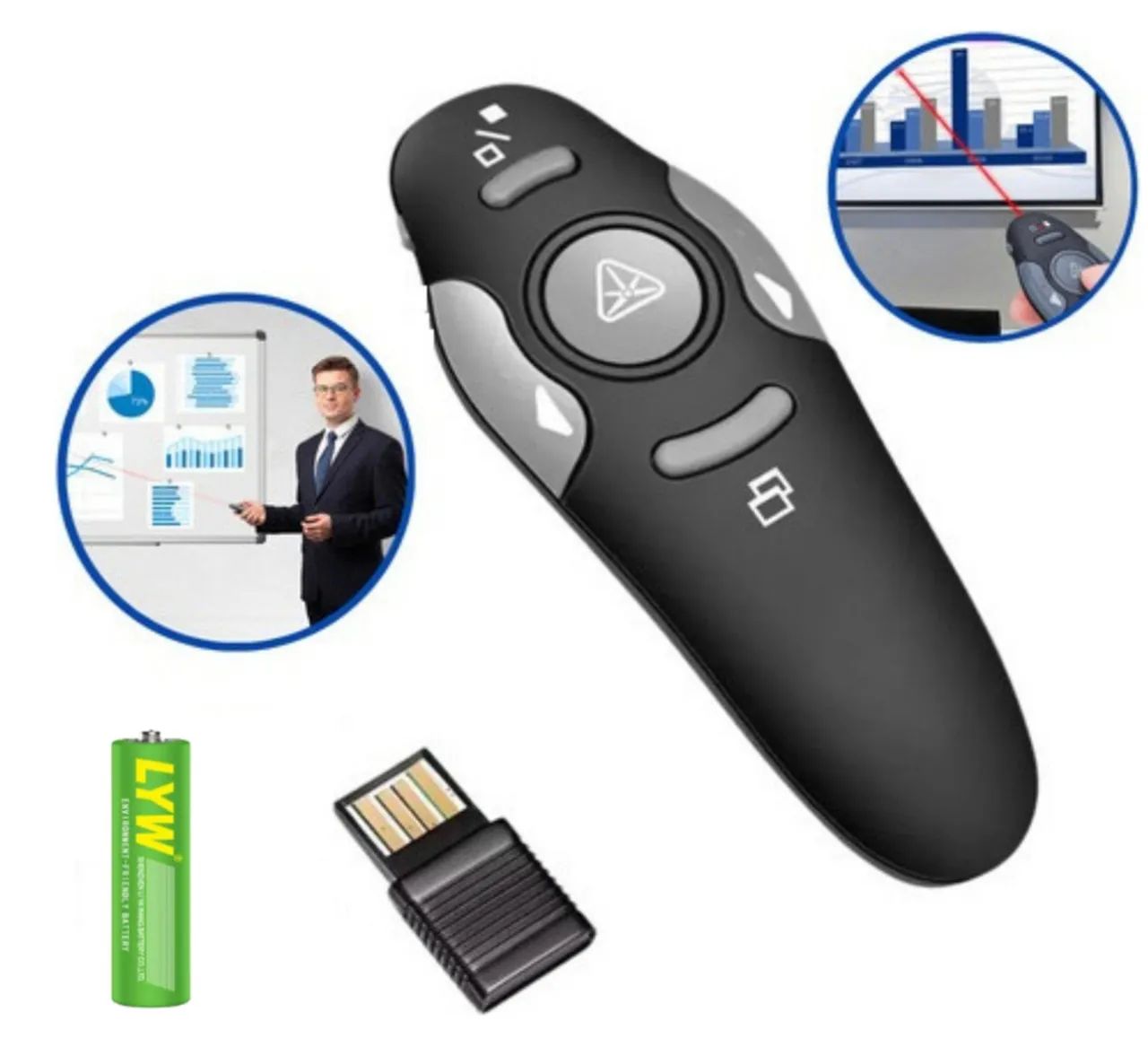 Controle apresentador Powerpoint novo - Foto 3