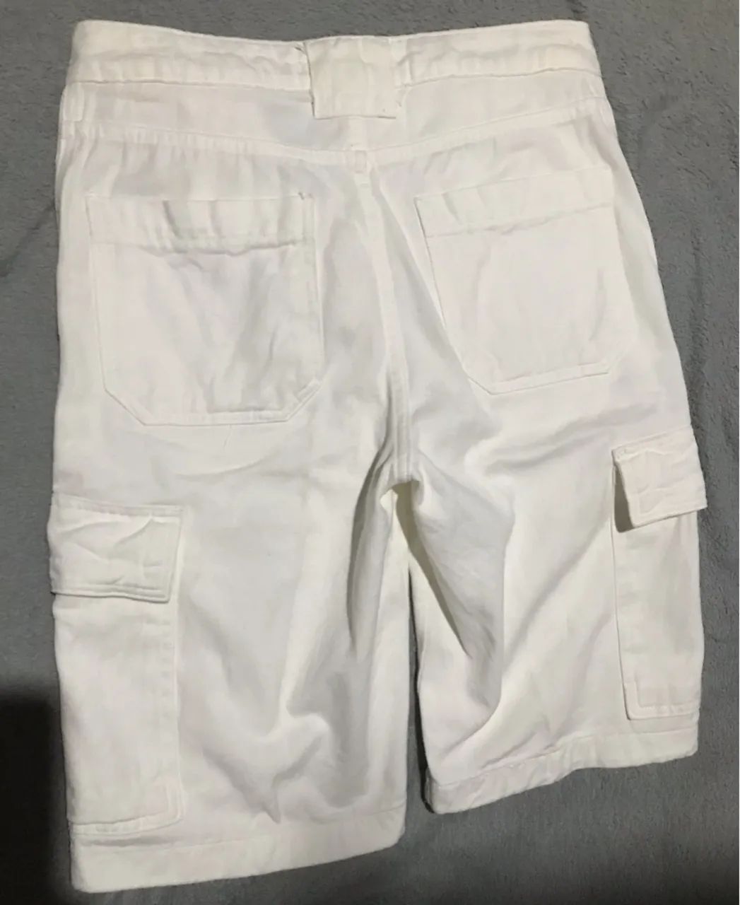 Shorts Cargo Off White - Foto 3