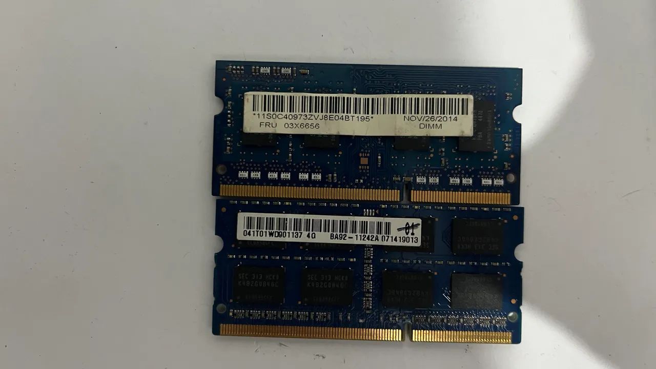 Memória Ram Notebook 8GB DDR3 - Foto 2