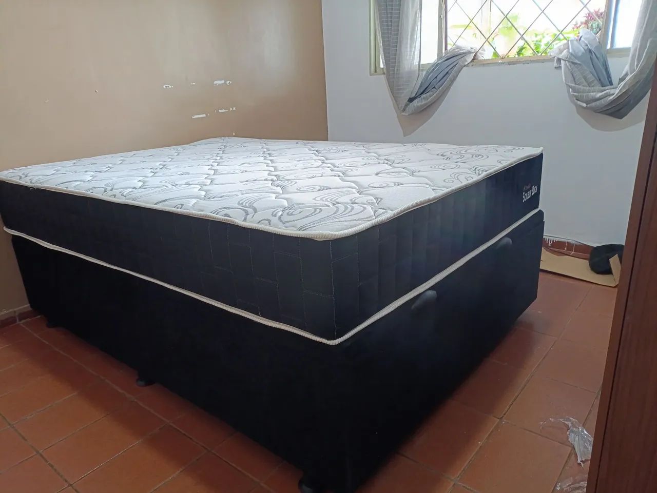 Cama box baú colchão molas ensacadas individualmente Black - Foto 2