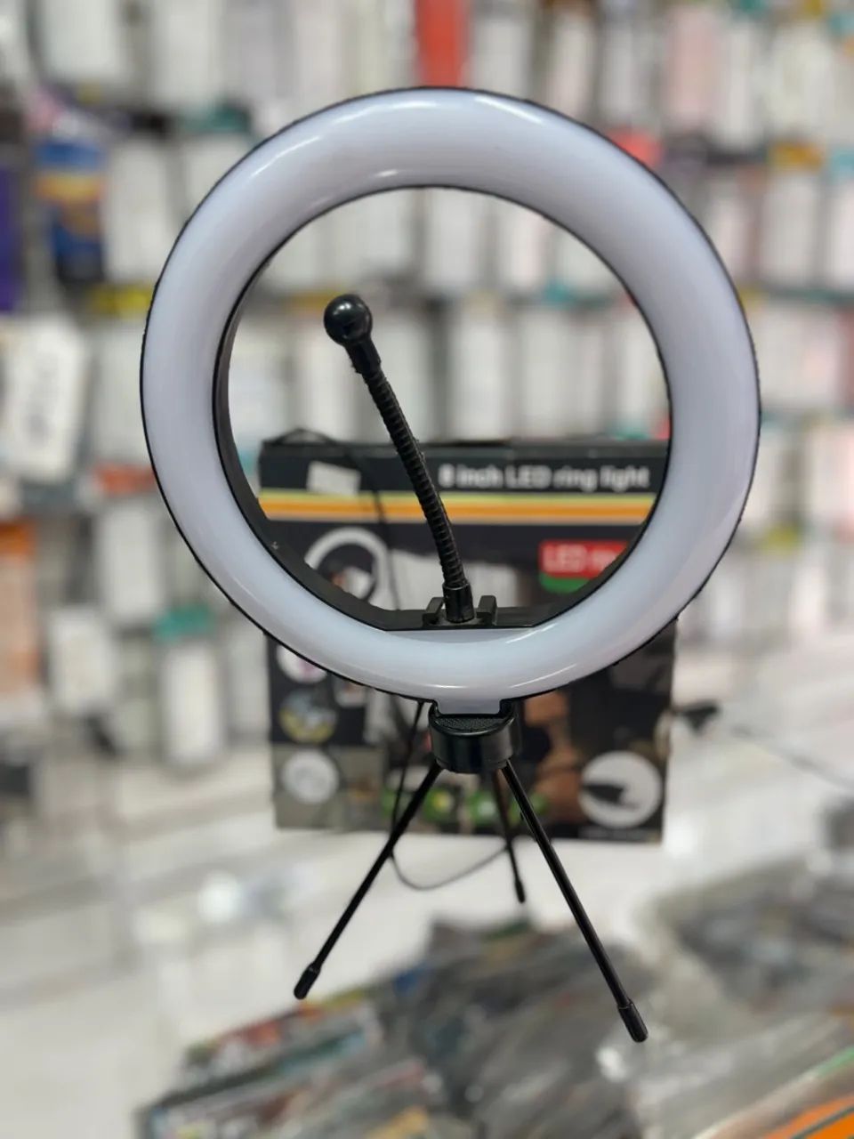 Anel de Luz para Selfie com Tripé