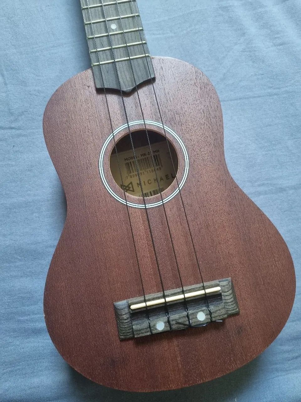 Ukulele Michael MK 21 MH - Ótimo estado - Foto 2