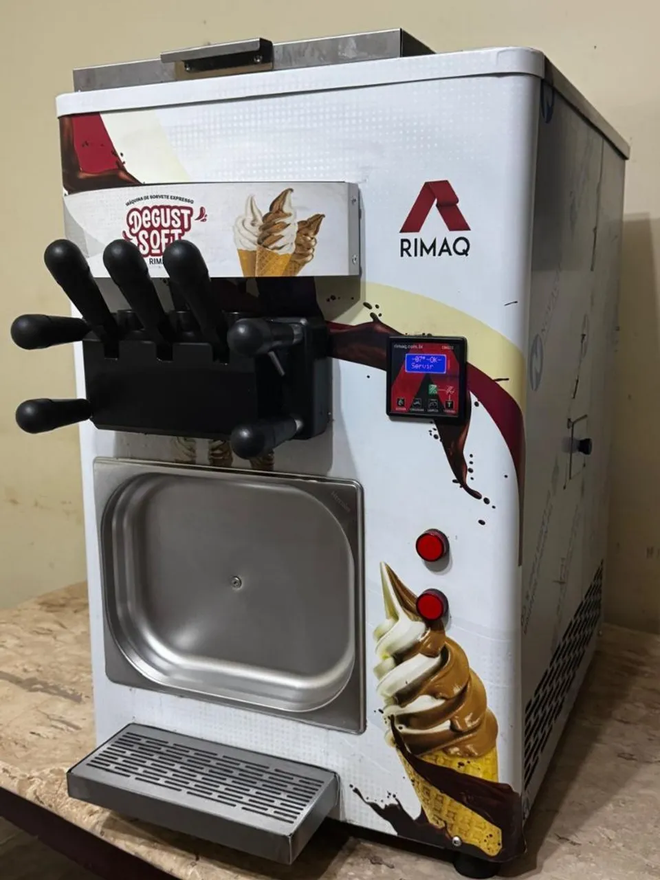 Máquina de Sorvete Expresso Rimaq Degust Soft
