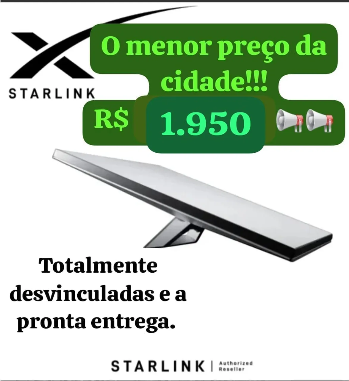 Starlink - O menor preço da cidade!