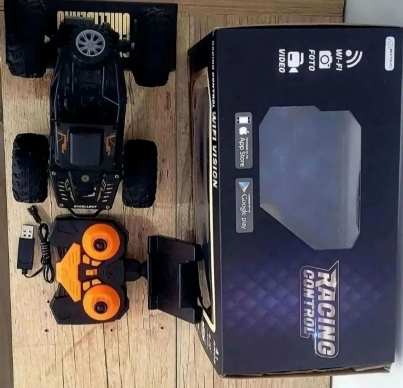 Carrinho de controle remoto 4x4 (com câmera) - Foto 4