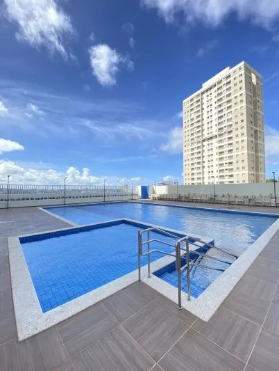 Lindo 2/4 com Suíte e Varanda - Primeira Locação - Cabula - 8º Andar - Próximo ao Quartel  - Foto 2