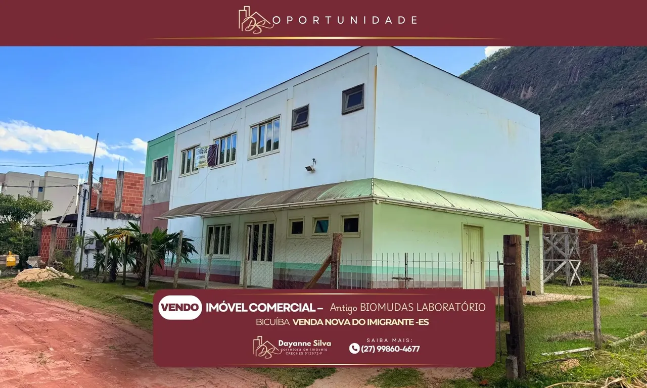 IMÓVEL COMERCIAL ANTIGO BIOMUDAS LABORATÓRIO