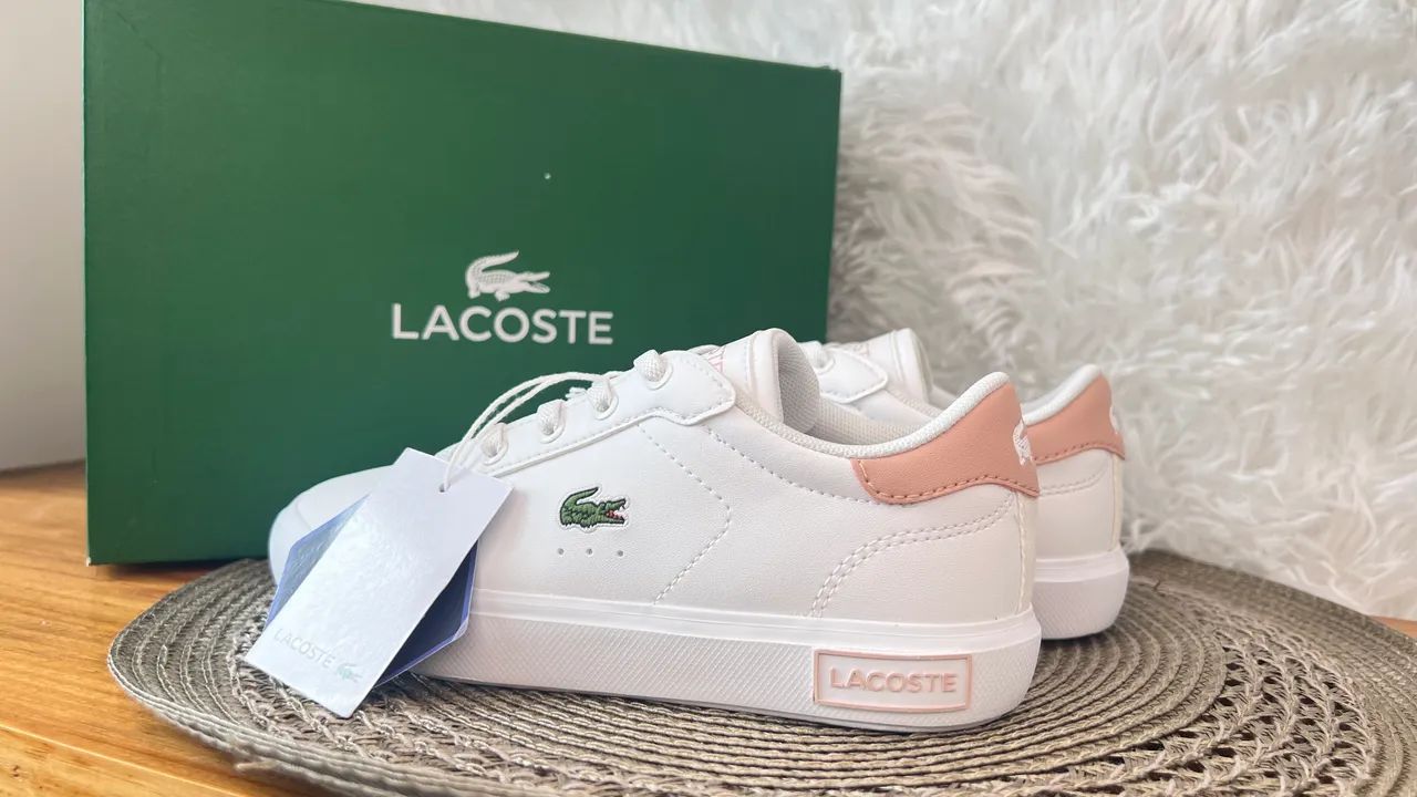 Lacoste Original Tenis Da Lacoste Feminino Branco Tênis Lacoste