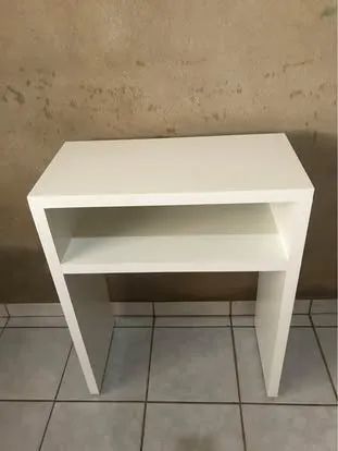 Aparador pequeno de mdf branco 
