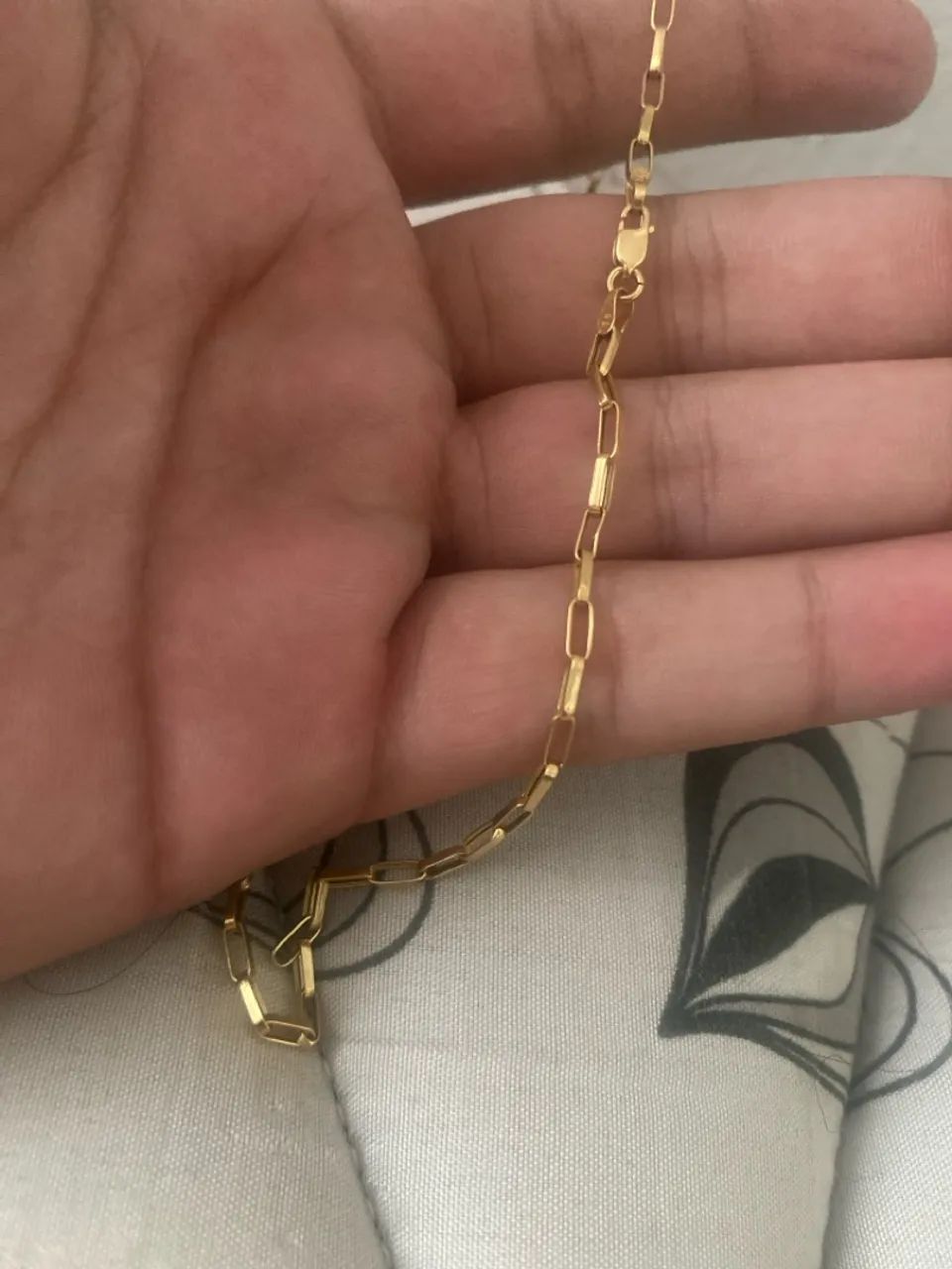 Colar De ouro 18k maciço 