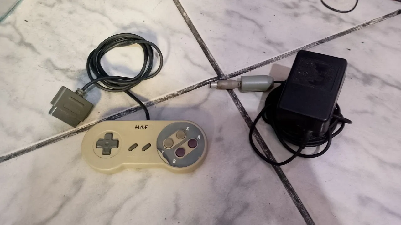 Controle HAF Super Nintendo + Fonte