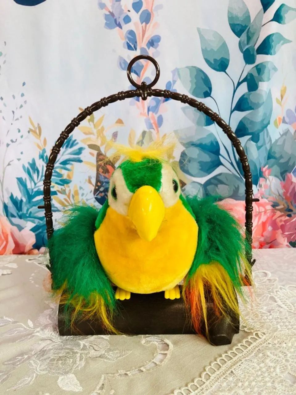 Talking Parrot Plush (Papagaio que repete todas as suas palavras) - Foto 3