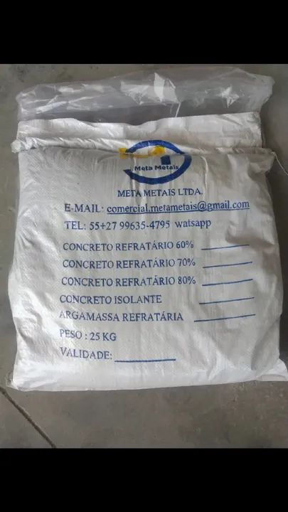 Concreto Refratário Alta Qualidade