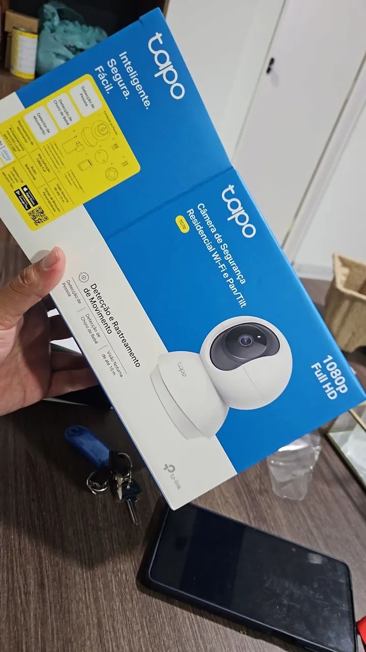 Câmera de Segurança Wi-Fi Tapo TC70 1080p Full HD