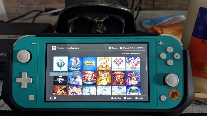 Nintendo Switch Lite Azul Usado Perfeitas Condições - Foto 2