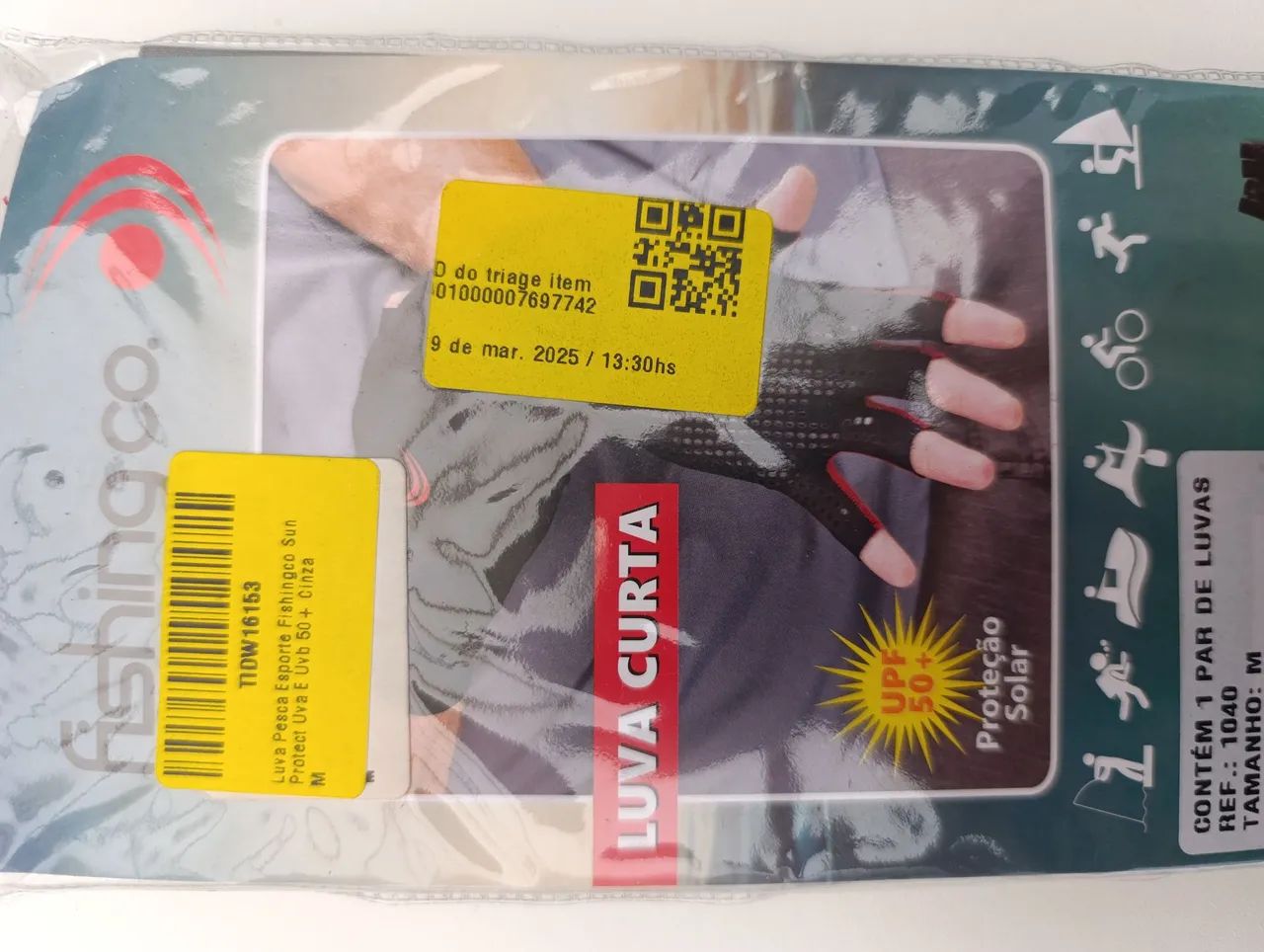PROMOÇÃO Luva de pesca com proteção solar