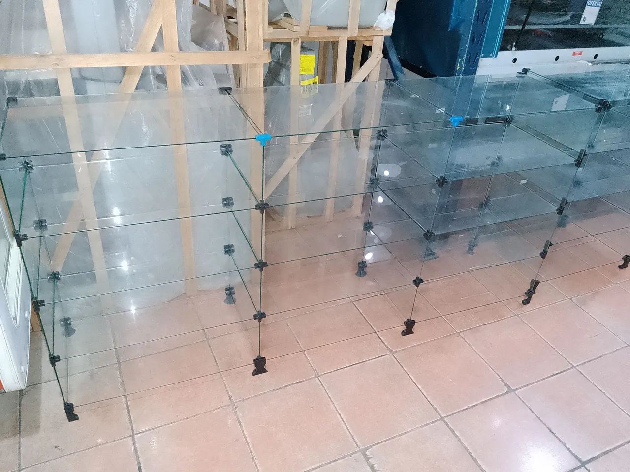 Vitrine de Vidro 1,20m x 0,40m x 0,88m - Foto 2