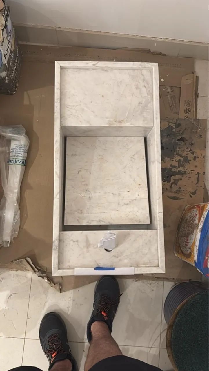 Lavatório Paraná Bianco Milano 0,80 x 0,40 - Foto 2