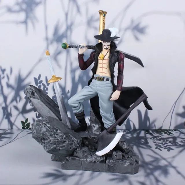 Action Figure Mihawk - Boneco do Espadachim de One Piece - Dracula - Olhos de Gavião - Foto 4
