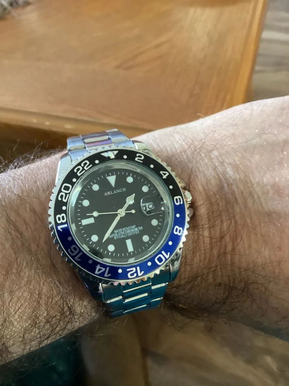 Relógio Arlanch GMT na Caixa NOVO