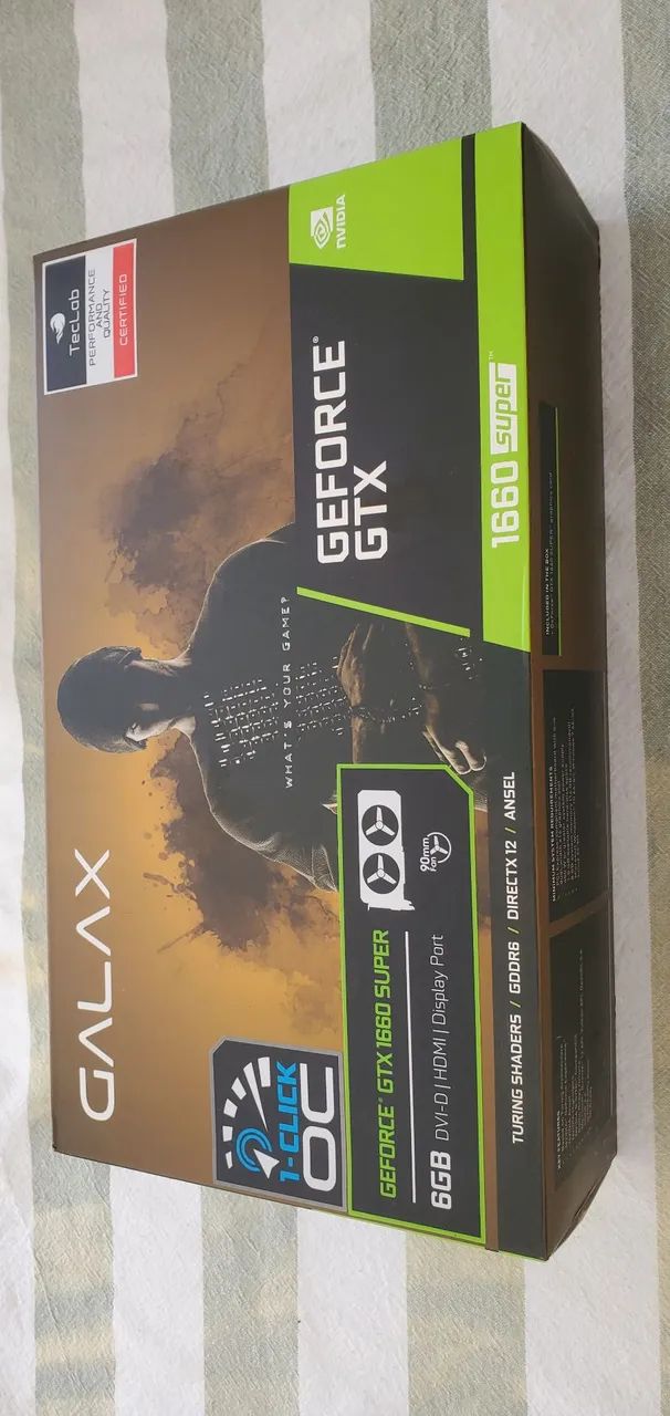 Placa de Vídeo Galax GeForce GTX 1660 Super 6GB