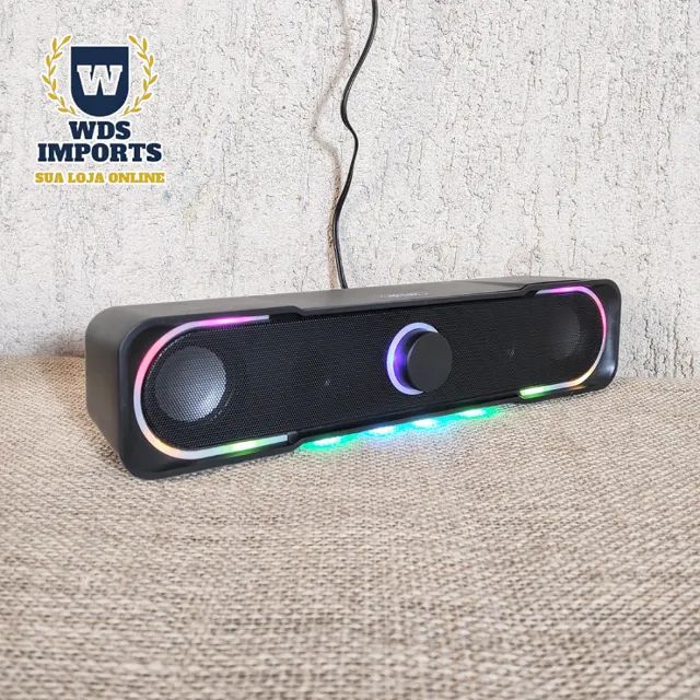 Caixa De Som Soundbar Para Pc Notebook - Foto 2