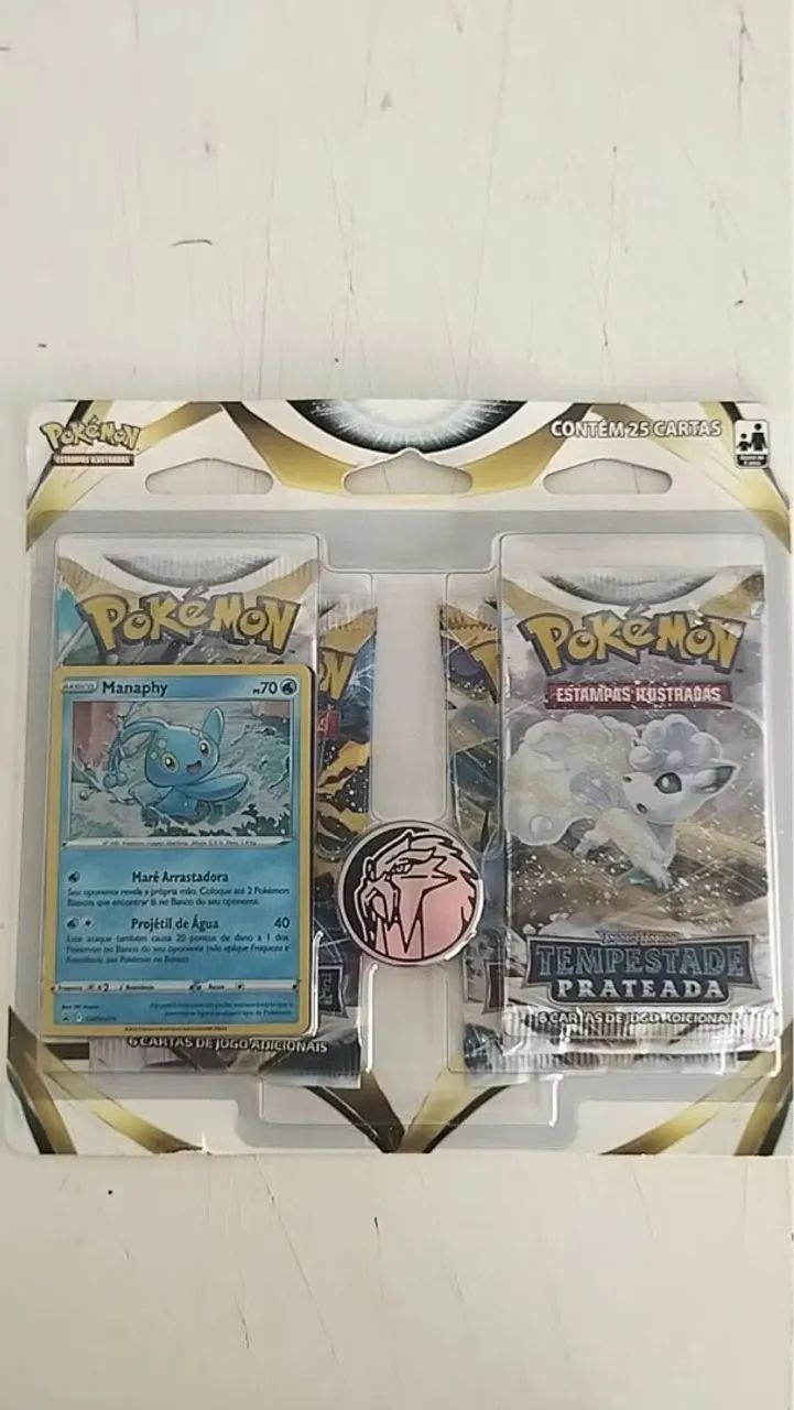 Blister Quádruplo Tempestade Prateada Pokémon TCG