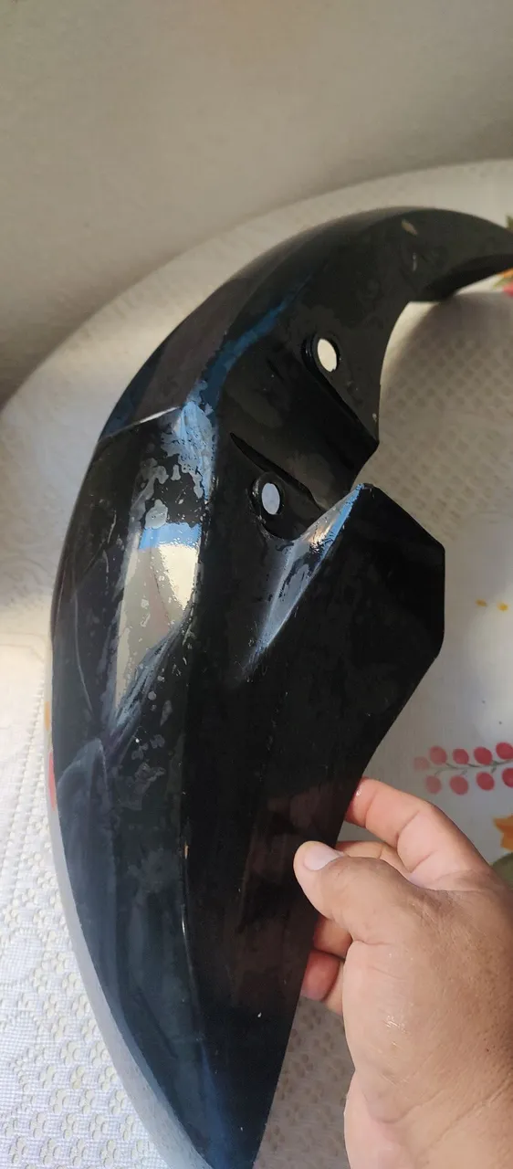 Paralama Dianteiro Moto Preto