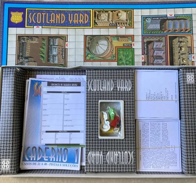 Jogo Scotland Yard Completo Antigo Anos 90 Tabuleiro - Foto 2