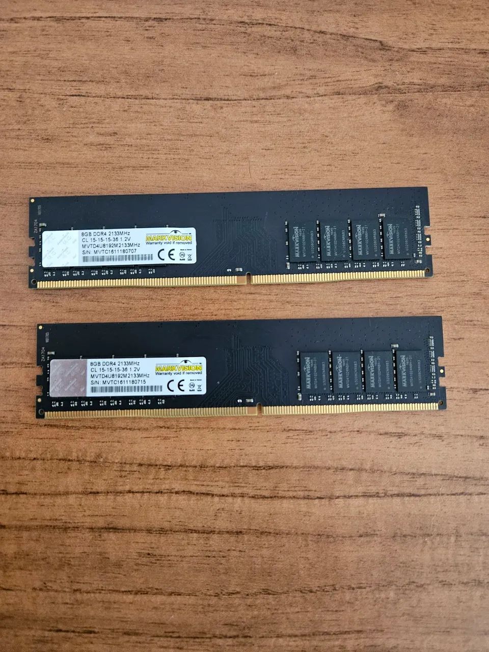2 pentr de Memória RAM 8GB DDR4