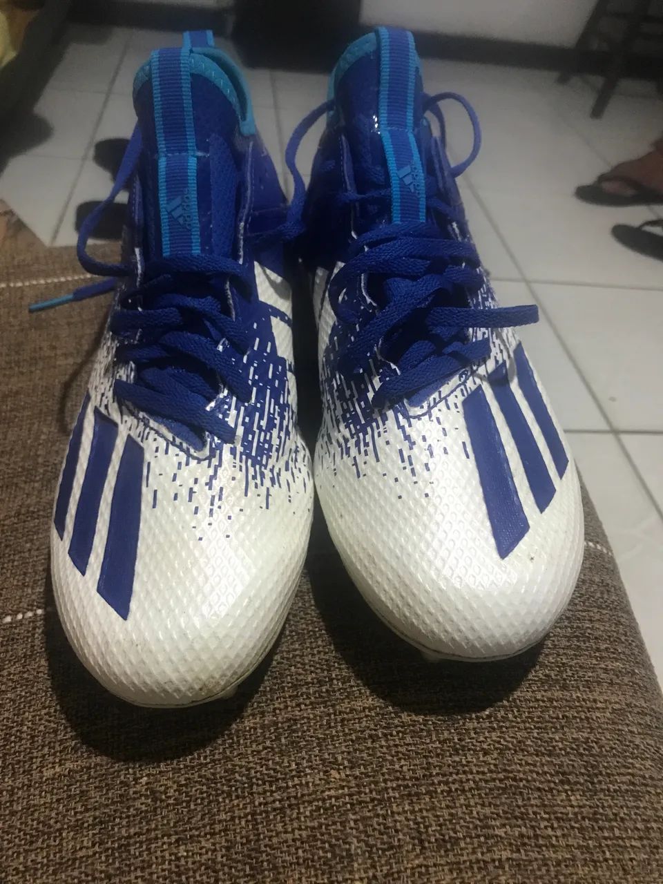Selling Adidas soccer cleats.