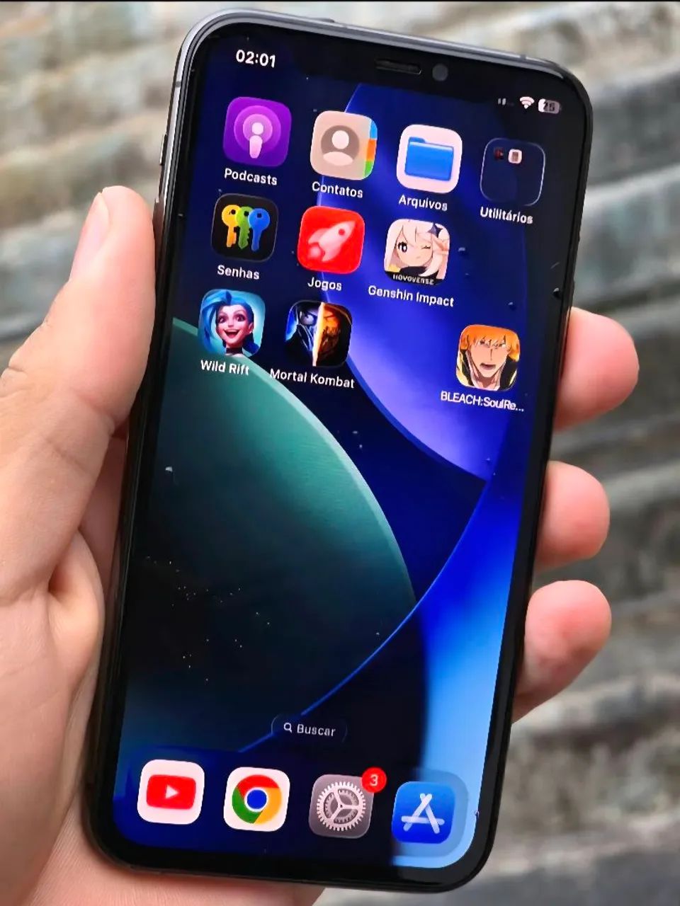 ? IPHONE 11 PRO 512GB 4GB- Usado Chip Não Funciona  - Foto 2