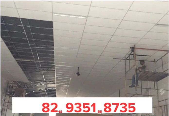 Forro drywall Forro modular  Forro vinílico Gesso Gesseiro 