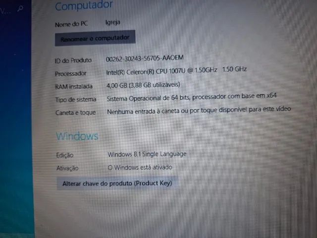 Notebook SAMSUNG- Preto - Usado - Foto 2