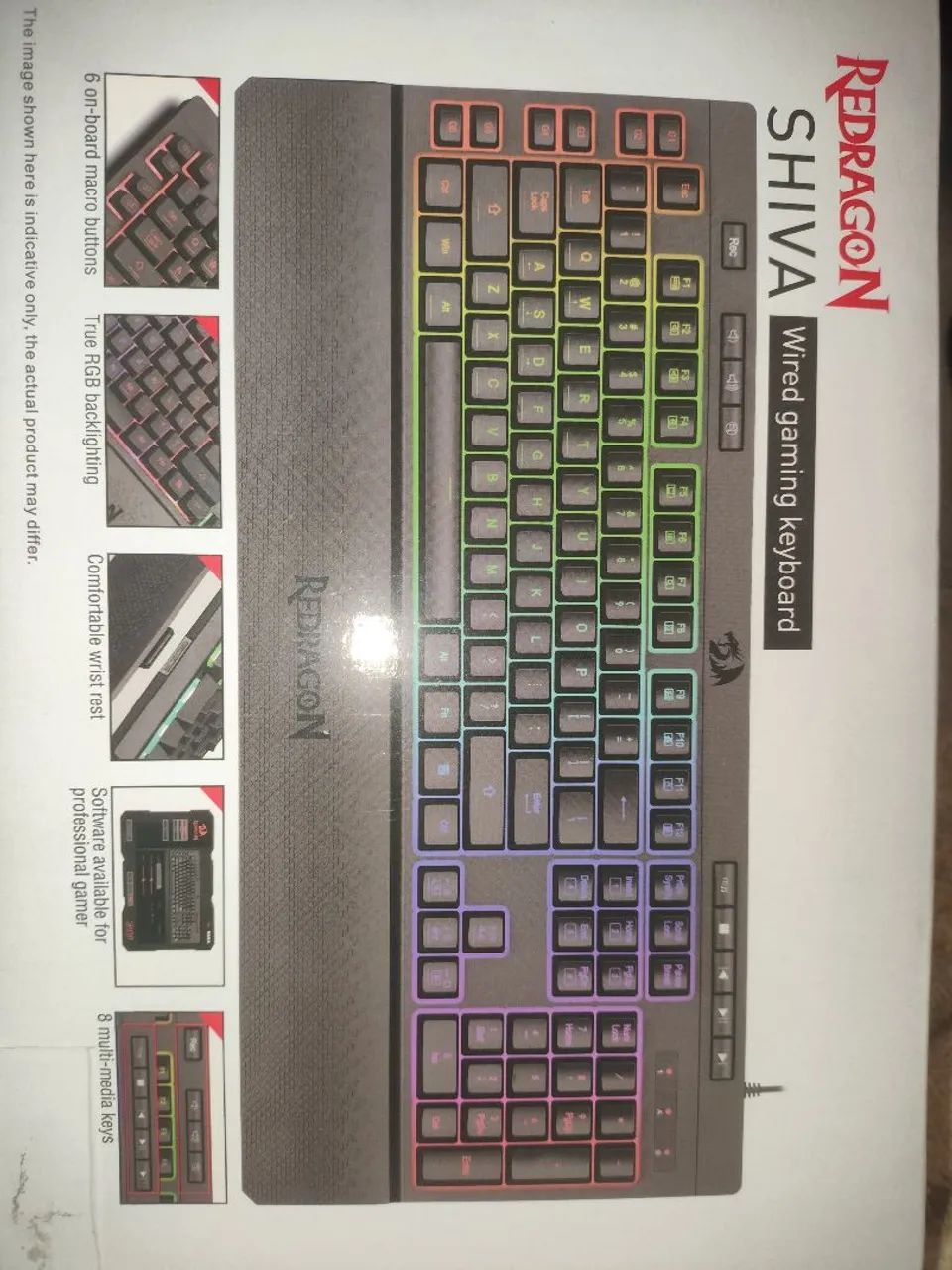 Teclado para PC RED DRAGON modelo shiva  - Foto 4